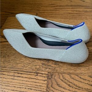 Rothy's Point II Flats Diamond Twill size 10w